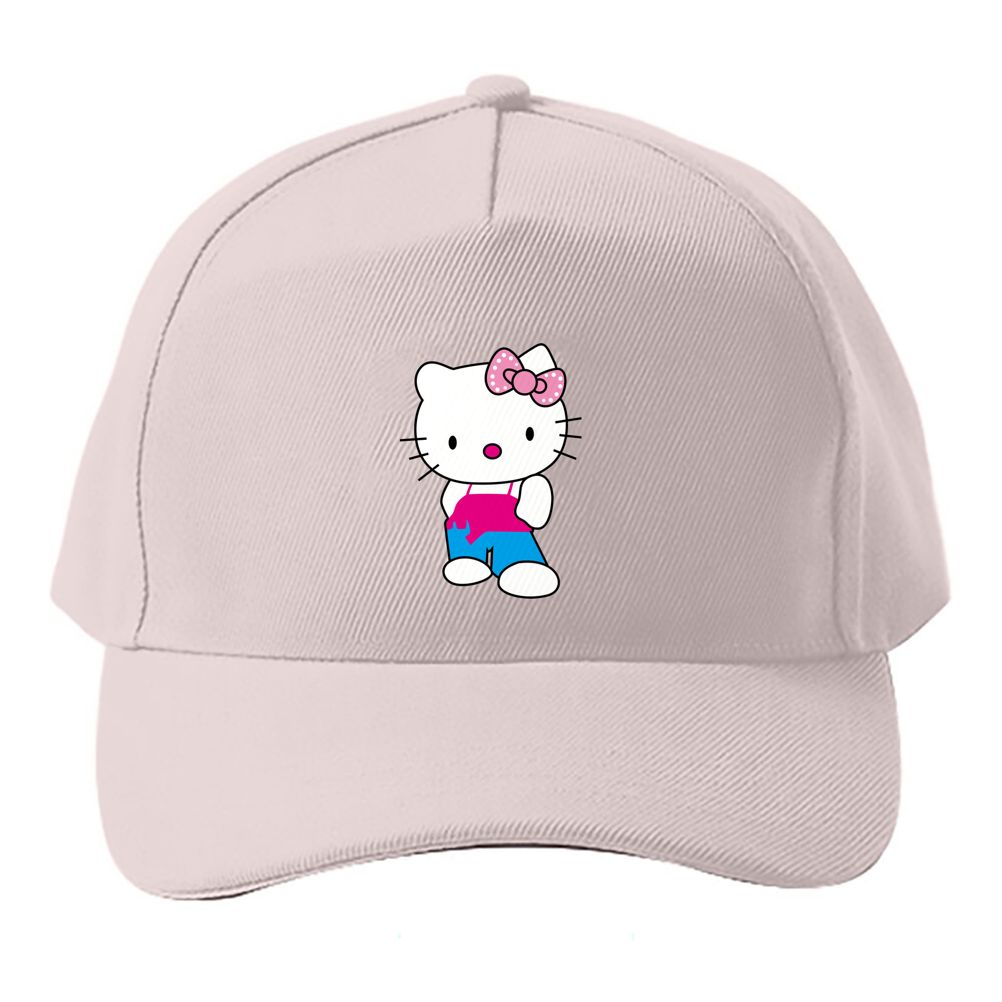 （画像用） Hello Kitty ハローキティ ベースボールキャップ 綿100％ 男女兼用 帽子 スポーツ